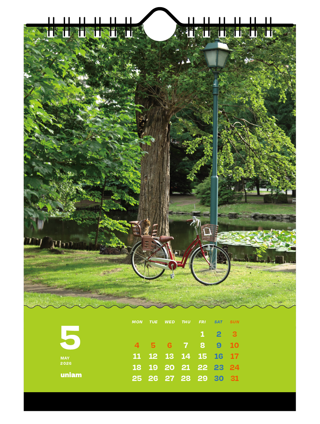 【数量限定】ねこどこカレンダー2026