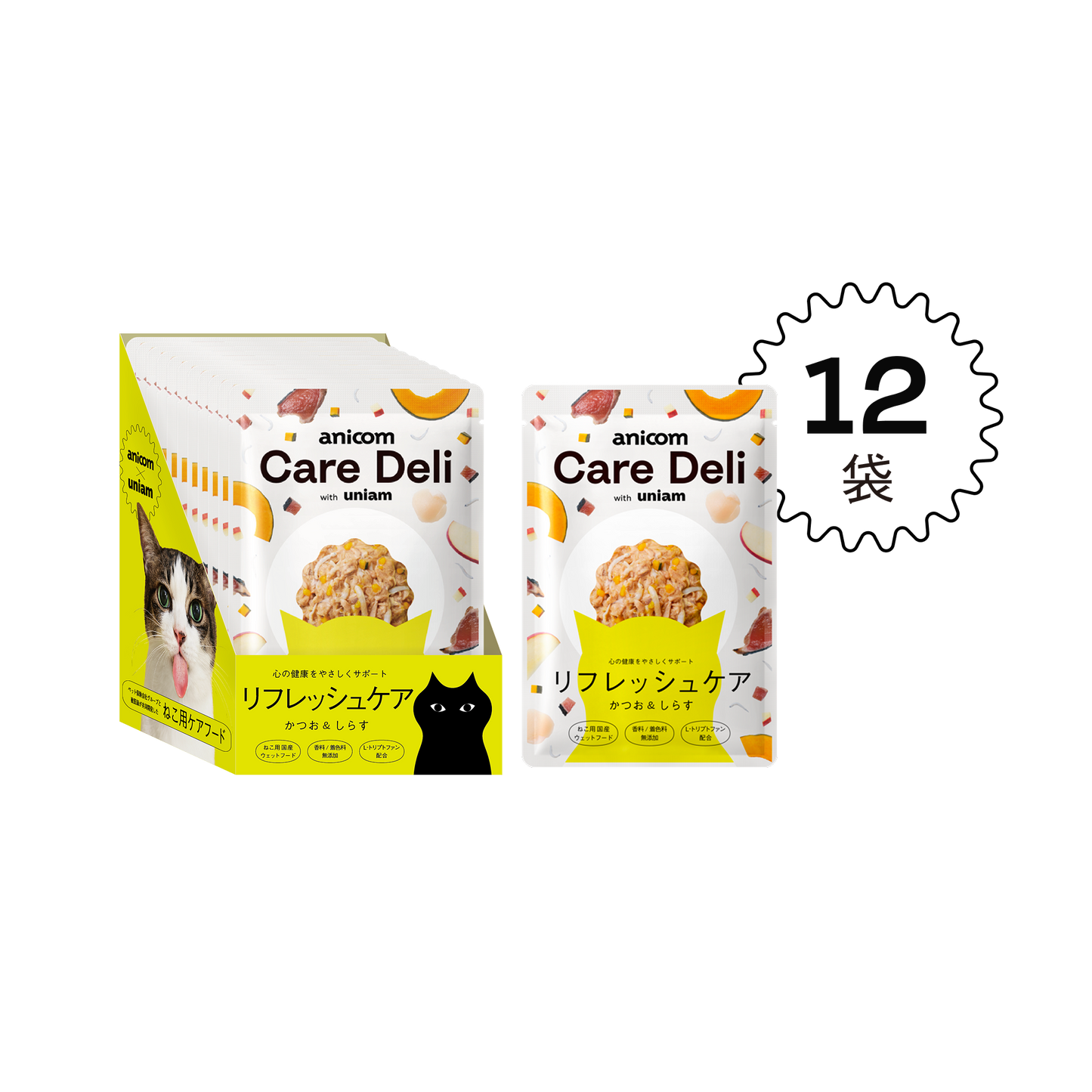 Care Deli ウェットフード リフレッシュケア（12袋入り）