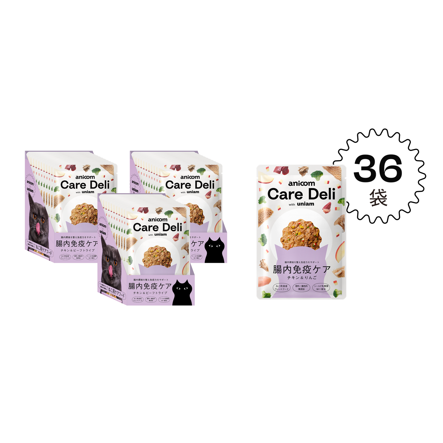 【単品】Care Deli ウェットフード 腸内免疫ケア