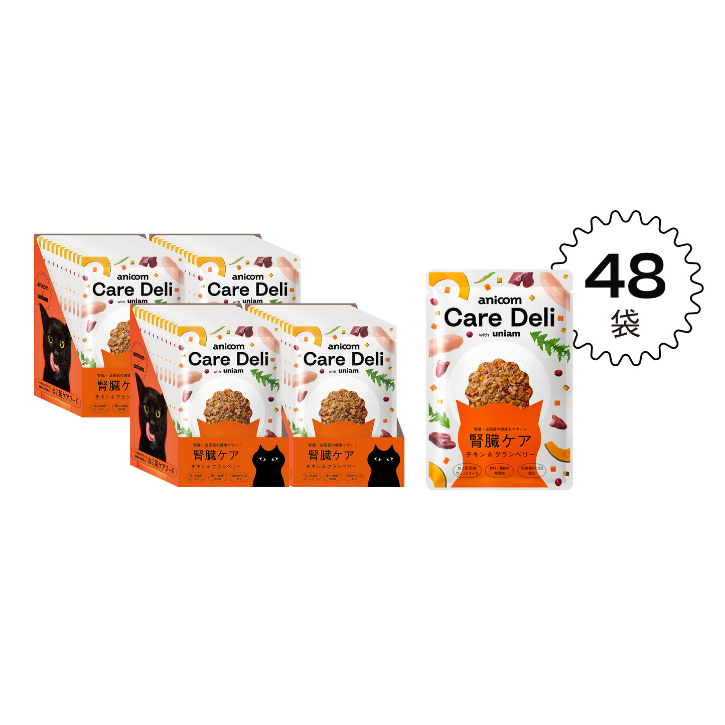 【定期便】Care Deli ウェットフード 腎臓ケア