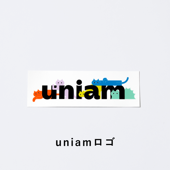 ステッカー　uniamロゴ